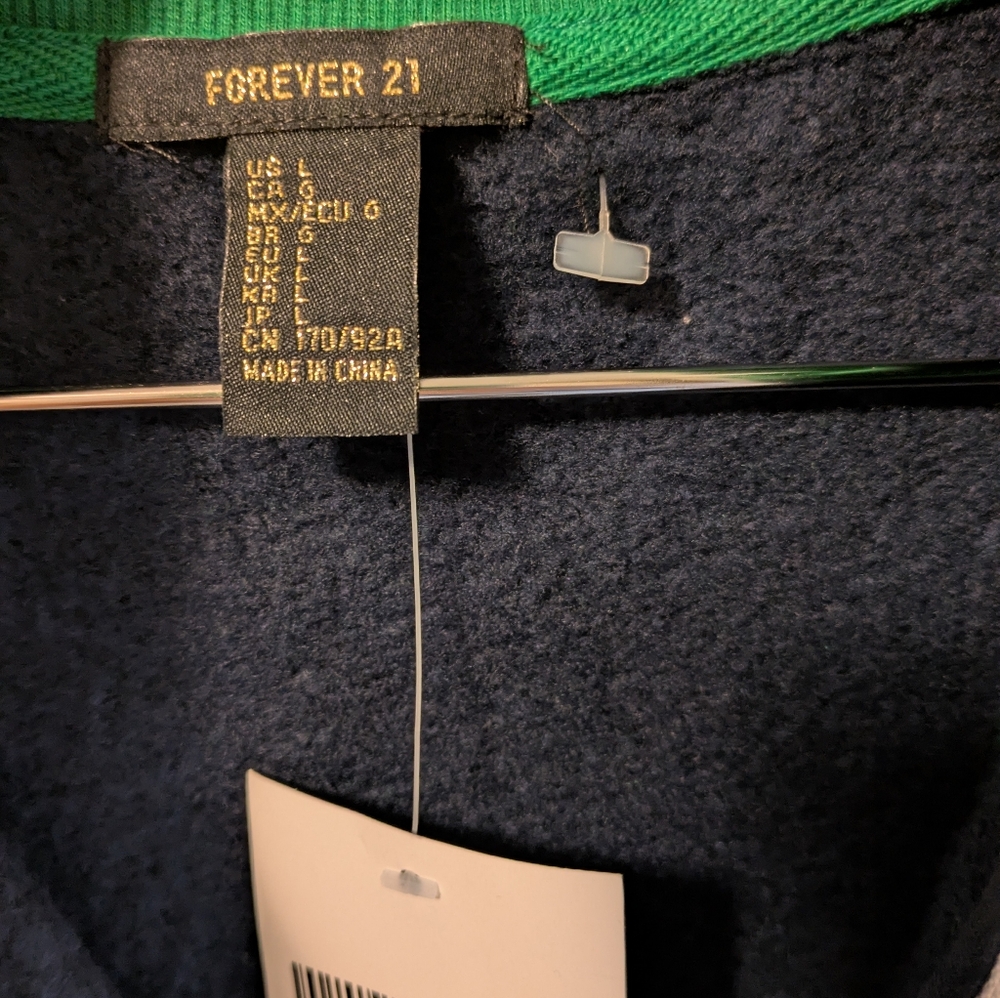 Forever 21 Quarter Zip Sweatshirt - Picture 3 of 3